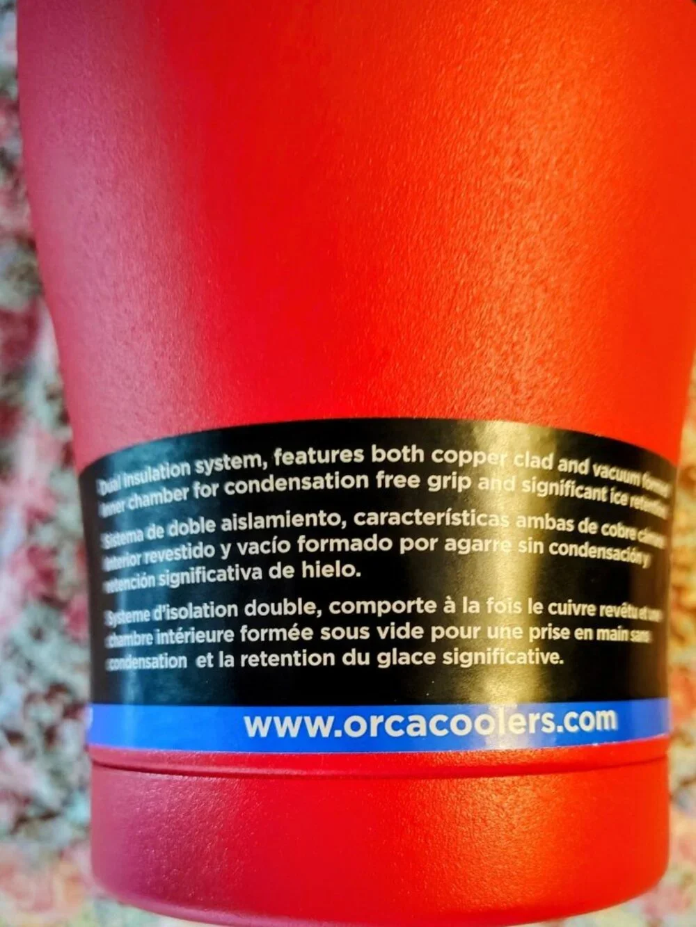 NWT Orca Red 27oz Steel Tumbler Seminole Indian Tribe Of Florida Custom